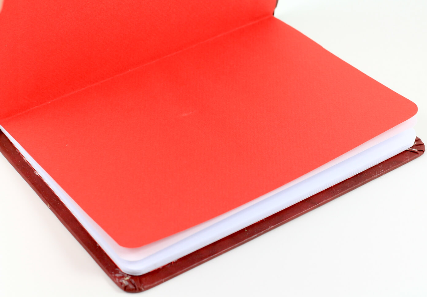 el-yapimi-kedili-defter-kirmizi2 El Yapımı Kedili Defter (Kırmızı – Büyük)