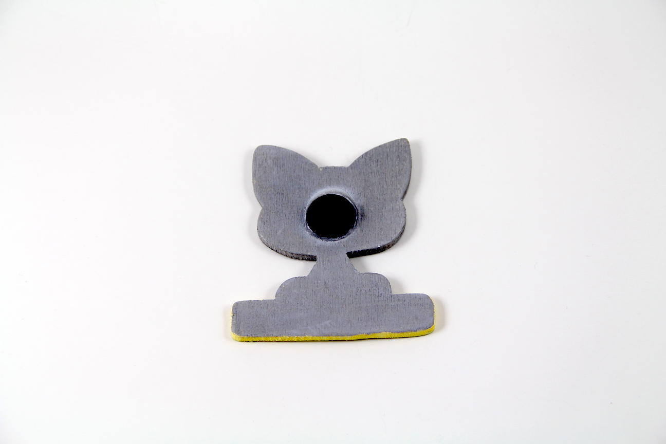I-love-my-cat-magnet3 I Love My Cat Kedili El Boyaması Ahşap Magnet